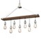 Westinghouse Chandelier 60W 7Lght Elway Barnwood Beam Galvanized Steel Accents 6351500 - alternate 2